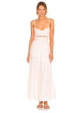 NWOT LSPACE Zuri Dress Cream Sz M